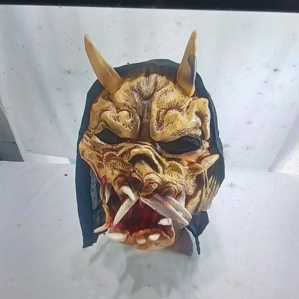 PMG Halloween Rubber latex mask demon adult youth Halloween dress up